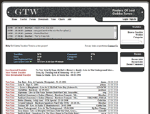 Tablet Screenshot of gabbatracklistworld.com